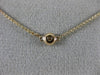 ESTATE .30CT DIAMOND 14KT ROSE GOLD 3D CLASSIC FIVE STONE BY THE YARD NECKLACE