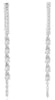 ESTATE .40CT DIAMOND 14KT WHITE GOLD 3D ROUND BY THE YARD FUN HANGING EARRINGS