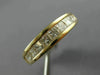 ESTATE 1.25CT PRINCESS DIAMOND 14KT YELLOW GOLD WEDDING ANNIVERSARY RING #22945