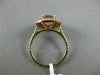 LARGE 2.49CT DIAMOND & AAA MORGANITE 14KT ROSE GOLD OCTAGON HALO ENGAGEMENT RING