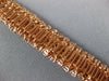 LARGE & LONG 21.40CT PINK DIAMOND 18K ROSE GOLD MULTI SHAPE LOVE TENNIS BRACELET