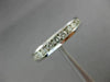 ESTATE .85CT ROUND CUT DIAMOND 14KT WHITE GOLD 3D CHANNEL ANNIVERSARY RING #4007