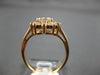 ESTATE 1.75CT DIAMOND & AAA MORGANITE 14KT ROSE GOLD 3D OVAL FLOWER LOVE RING