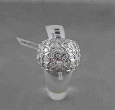 ANTIQUE WIDE FILIGREE 2.05CTW DIAMOND 18KT WHITE GOLD RING JUST AMAZING!!!!!!!!!