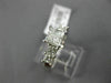 ESTATE 1.31CT PRINCESS DIAMOND 14K WHITE GOLD CLASSIC FIVE STONE ENGAGEMENT RING