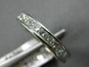 ESTATE 2.35CT PRINCESS DIAMOND 14K WHITE GOLD 3D ETERNITY ANNIVERSARY RING #1350