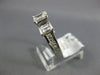 1.58CT DIAMOND 14KT WHITE GOLD BAGUETTE & PRINCESS 3 STONE ENGAGEMENT RING #2884