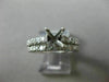ESTATE .75CT ROUND DIAMOND 14K WHITE GOLD 4 PRONG SEMI MOUNT ENGAGEMENT RING SET