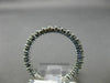 ESTATE .75CT DIAMOND 14KT WHITE GOLD 3D ETERNITY ROUND WEDDING ANNIVERSARY RING