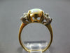 ESTATE 1.67CT DIAMOND & AAA OPAL 14KT 2 TONE GOLD CLASSIC OVAL & ROUND FUN RING