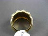 ESTATE LARGE 0.16CT DIAMOND 14KT YELLOW GOLD ONYX & MOTHER OF PEARL RING
