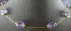 ESTATE .90CT AAA AMETHYST 14KT YELLOW GOLD BY THE YARD FUN LOVE NECKLACE #27888