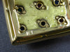 EXTRA LARGE DAVID WEBB 5.20CT MULTI GEM 18KT YELLOW GOLD HANGING EARRINGS #26673