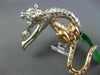 EXTRA LARGE 2.65CT DIAMOND 18KT WHITE & ROSE GOLD ETOILE TIGER THREE FINGER RING