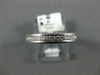ANTIQUE .70CT DIAMOND 18KT WHITE GOLD 3D ETERNITY FILIGREE ANNIVERSARY RING 1167