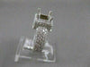 ESTATE 1.64CTW DIAMOND 14KT WHITE GOLD PAVE SEMI MOUNT ENGAGEMENT RING #19867