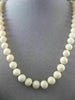 ANTIQUE AAA CORAL 14KT YELLOW GOLD FILIGREE GRADUATING BEADS NECKLACE #25035