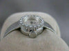 ANTIQUE BUCHERER OLD MINE DIAMOND 18KT WHITE GOLD MECHANICAL WATCH 6.25" #20763
