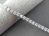 ESTATE 2.96CT DIAMOND 14KT WHITE GOLD CLASSIC FOUR PRONG 2mm TENNIS BRACELET