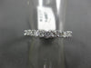ESTATE 1.20CT DIAMOND 14KT WHITE GOLD ETERNITY WEDDING ANNIVERSARY RING #22085