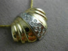 ESTATE LARGE .60CT DIAMOND 14KT WHITE & YELLOW GOLD CLASSIC SLIDE PENDANT #2708