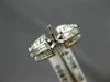 ANTIQUE .90CT DIAMOND 14KT WHITE GOLD FILIGREE SEMI MOUNT ENGAGEMENT RING #9872