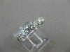 ESTATE 1CTW DIAMOND 18K WHITE GOLD FILIGREE WEDDING ANNIVERSARY RING FVVS #21534
