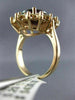 LARGE 7.10CT DIAMOND & RHODOLITE 14K ROSE GOLD 3D PRINCESS DIANA ENGAGEMENT RING