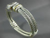 LARGE DAVID YURMAN 18K YELLOW GOLD & 925 STERLING SILVER MABE PEARL WATCH #26600