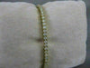 ESTATE 5.00CTW DIAMOND 14KT YELLOW GOLD LINE TENNIS BRACELET F/G VS 3MM #18411