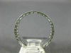 ANTIQUE .30CT DIAMOND 18K WHITE GOLD FILIGREE ETERNITY ANNIVERSARY RING #22434