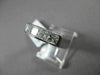 ESTATE 1.54CT DIAMOND 14K WHITE GOLD 5 STONE PRINCESS CHANNEL ANNIVERSARY RING
