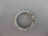 ANTIQUE PLATINUM 1.06CTW ROUND BAGUETTE DIAMOND ETERNITY ANNIVERSARY RING #20014