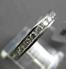 ESTATE 1.15CT ROUND DIAMOND 14KT WHITE GOLD CLASSIC CHANNEL ETERNITY RING 3.5mm