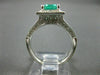 ESTATE 1.36CT DIAMOND & AAA SAPPHIRE 14K YELLOW GOLD 3D 3 STONE ANNIVERSARY RING