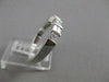 ESTATE BAGUETTE PRINCESS DIAMOND WEDDING ANNIVERSARY 14KT WHITE GOLD RING #1189