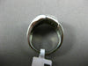 ESTATE WIDE .18CT ROUND DIAMOND 14KT WHITE GOLD 3D CRISS CROSS LOVE KNOT RING