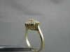 ESTATE .40CT MULTI CUT DIAMOND 14KT YELLOW GOLD FLOWER CLUSTER COCKTAIL RING