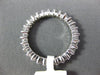 ESTATE 1.20CT DIAMOND 14KT WHITE GOLD ETERNITY WEDDING ANNIVERSARY RING #22085