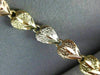 ESTATE LONG 14KT WHITE YELLOW & ROSE GOLD 3D MULTI HEART SEA SHELL LOVE BRACELET