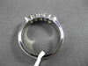 ESTATE 1.0CT DIAMOND 14KT WHITE GOLD 5 STONE SHARED PRONG ANNIVERSARY RING