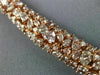 ESTATE LARGE GIA 37.02CT PINK DIAMOND 18K ROSE GOLD MULTI SHAPE CLUSTER NECKLACE