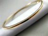 ESTATE .50CT DIAMOND 14KT ROSE GOLD 3D 2mm CLASSIC SHARE PRONG BANGLE BRACELET