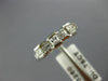.75CT DIAMOND 14KT WHITE GOLD PRINCESS & BAGUETTE WEDDING ANNIVERSARY RING #1197