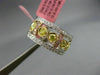ESTATE WIDE GIA 1.10CT DIAMOND 18KT TRI COLOR GOLD 3D WEDDING ANNIVERSARY RING
