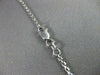 ESTATE 1.16CT DIAMOND 14KT WHITE GOLD DIAMOND BY THE YARD NECKLACE AMAZING #381