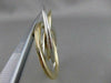 ANTIQUE LARGE 14K WHITE YLW GOLD CLETIC KNOT PIN BROOCH #20843