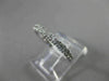 ESTATE .60CT DIAMOND 14KT WHITE GOLD ROUND STONE ETERNITY ENGAGEMENT RING #21626