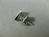 .24CT DIAMOND 18K WHITE GOLD RECTANGULAR SOLITAIRE ETOILE FLOATING STUD EARRINGS