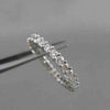 ESTATE 1.68CTW DIAMOND SHARED ETERNITY 14KT WHITE GOLD RING 2.5MM 6.25 #20960